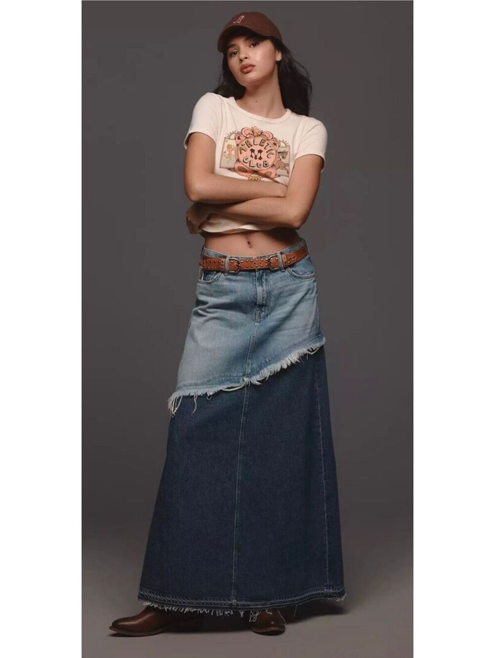 $328|NWT| Sz.31 (16.5"Waist)|MOTHER The Dual Ditcher Maxi Skirt| SOLD OUT!